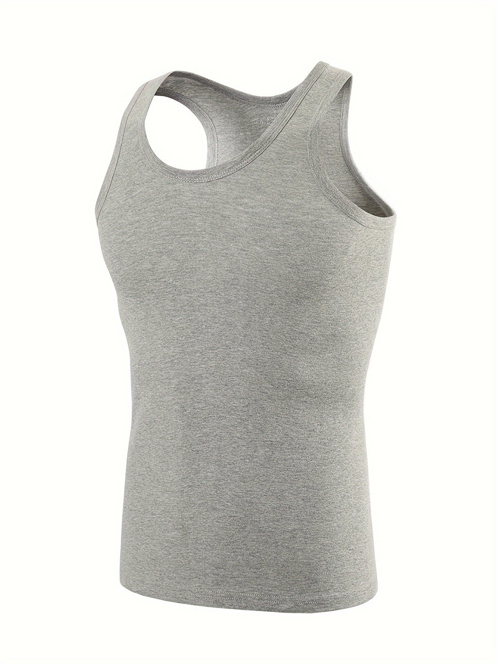 Men's Cotton Casual Breathable Comfy Sleeveless Tank Tops, Sports Vest, Men's Summer Clothes Outfits, Men's Undershirts Tops