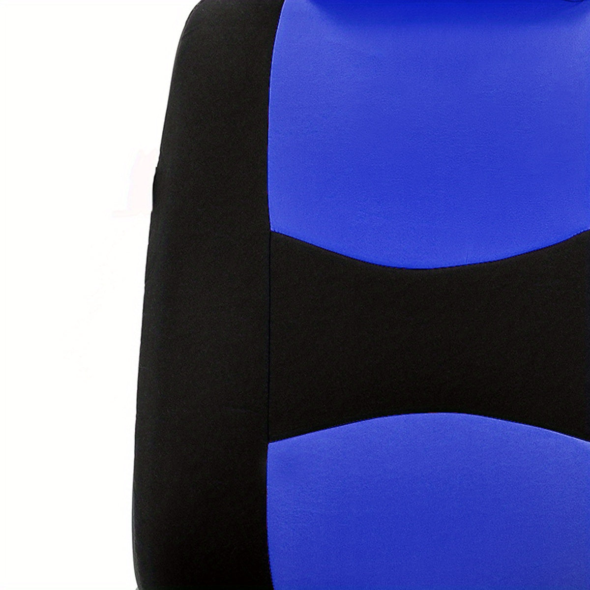 Upgrade Your Car Interior With A Universal Fit 5-Seat Polyester Car Seat Cover Set