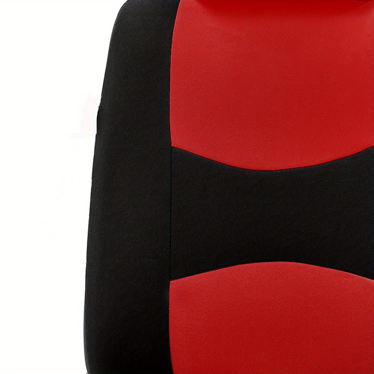Upgrade Your Car Interior With A Universal Fit 5-Seat Polyester Car Seat Cover Set